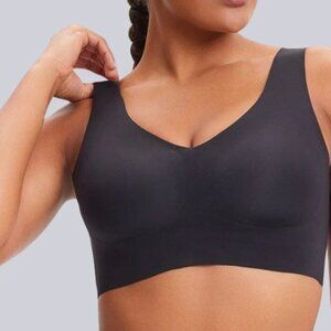 Shecurve Wireless Back Smoothing V-Neck Tank Bra, size 2xl
